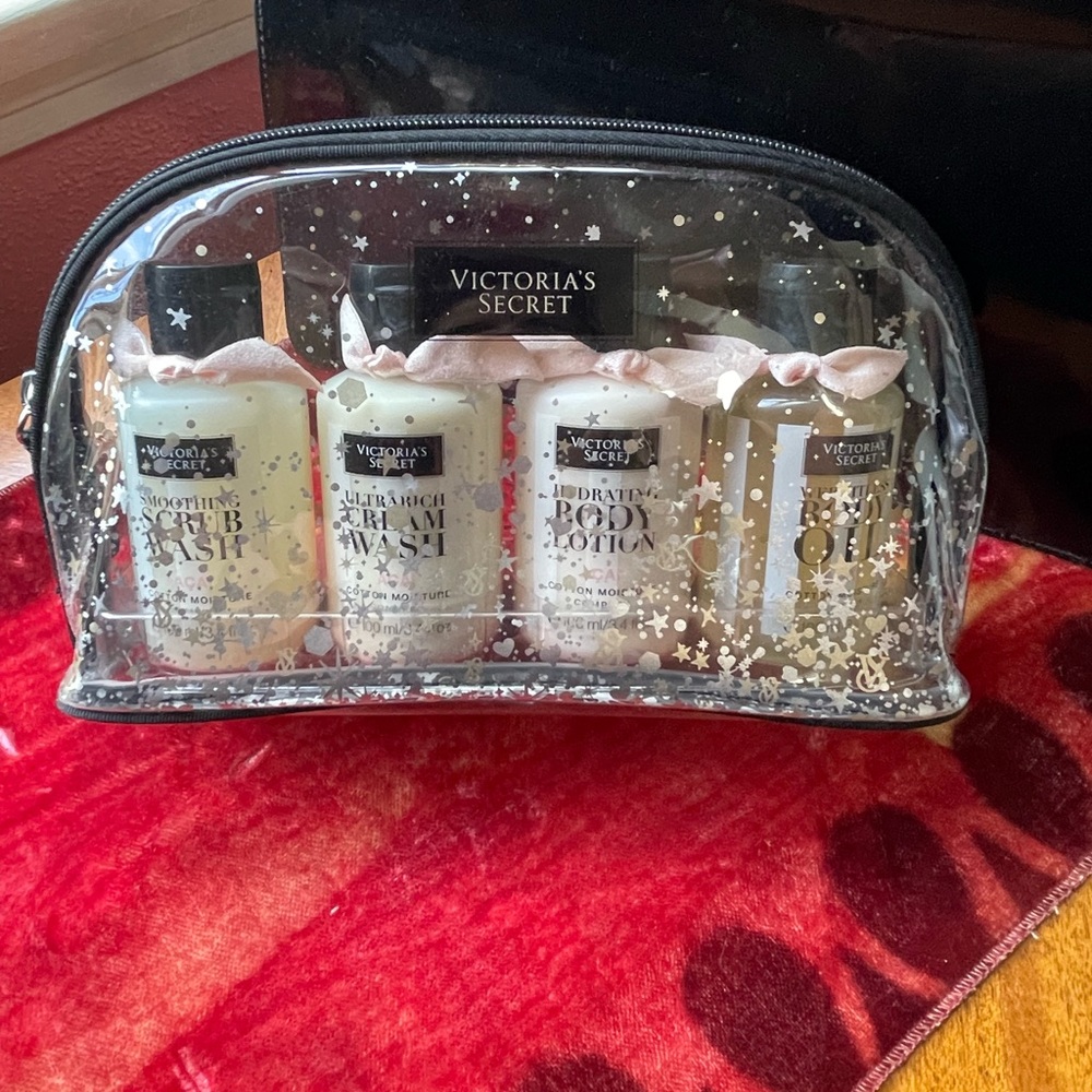 Victoria’s Secret travel bath set cotton Açaí  paraben free